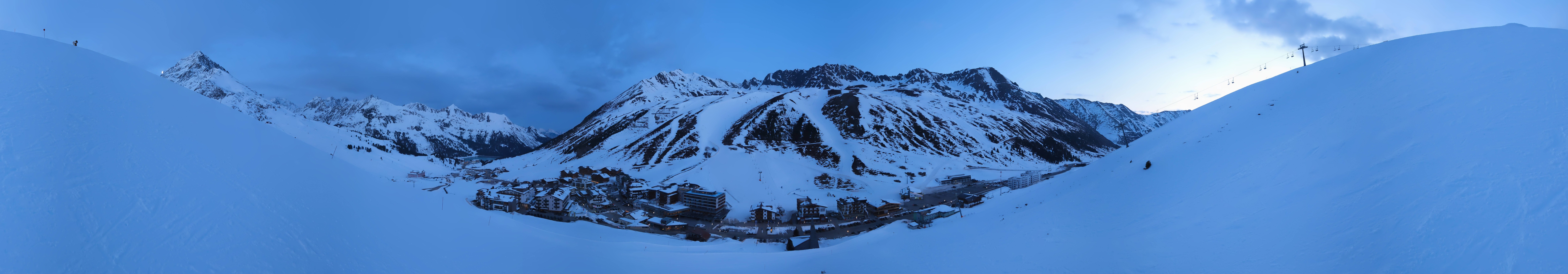 Archiv Foto Webcam Ortsblick Kühtai