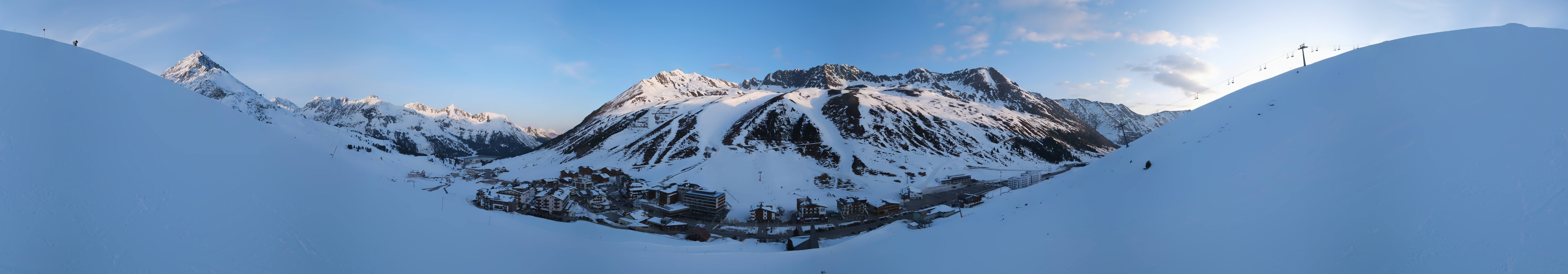 Archiv Foto Webcam Ortsblick Kühtai