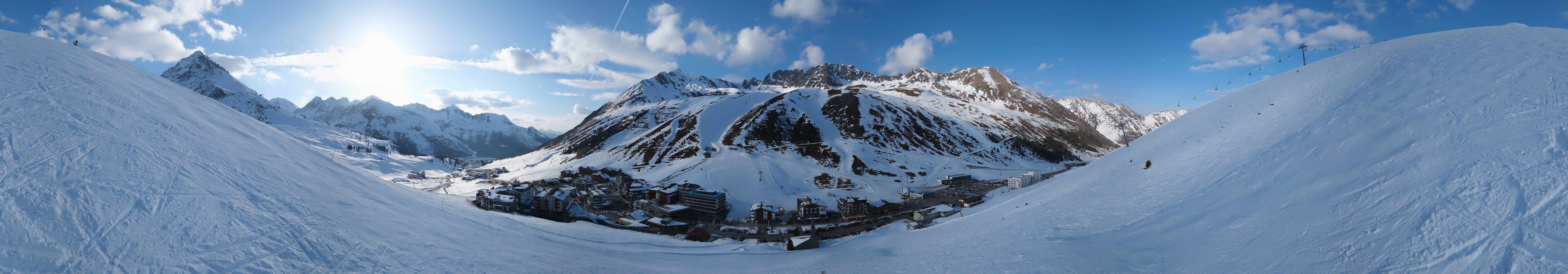 Archiv Foto Webcam Ortsblick Kühtai