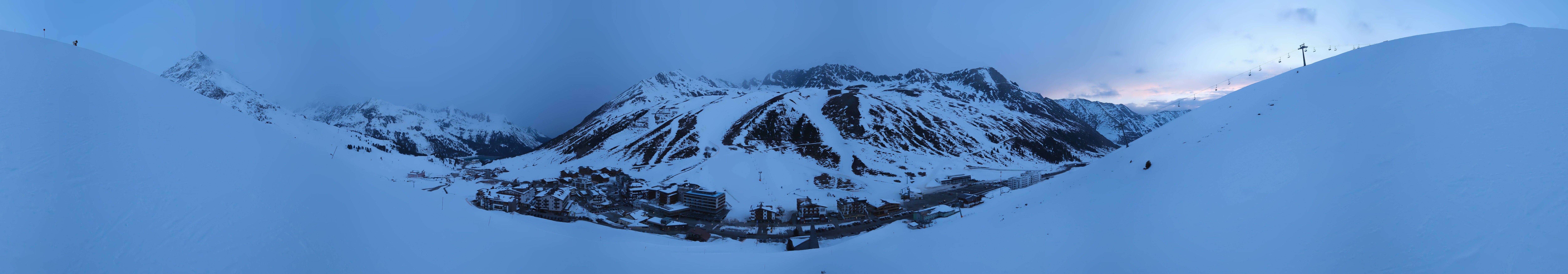 Archiv Foto Webcam Ortsblick Kühtai