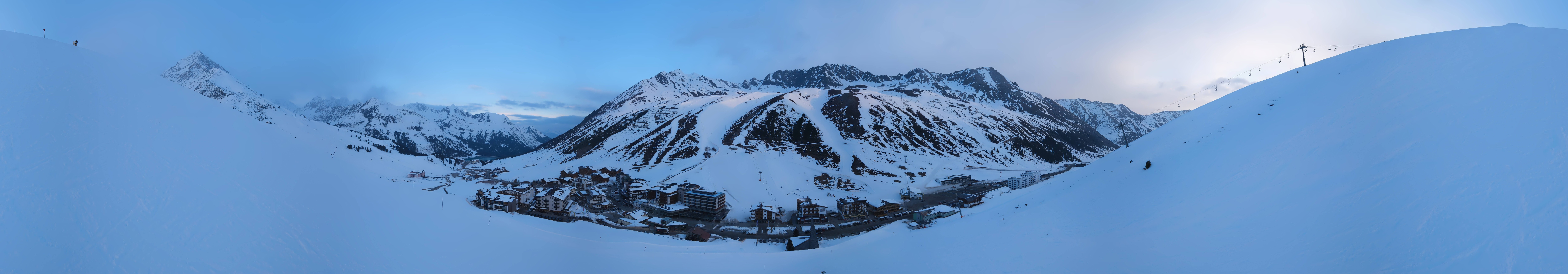 Archiv Foto Webcam Ortsblick Kühtai