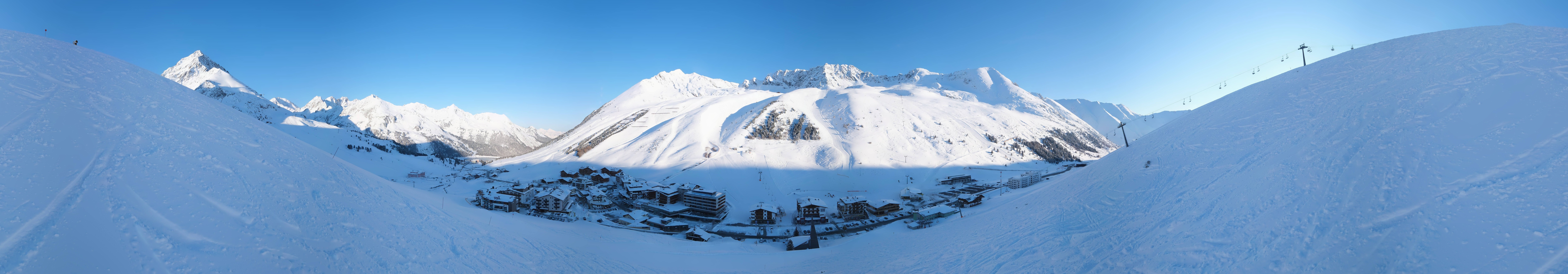 Archiv Foto Webcam Ortsblick Kühtai