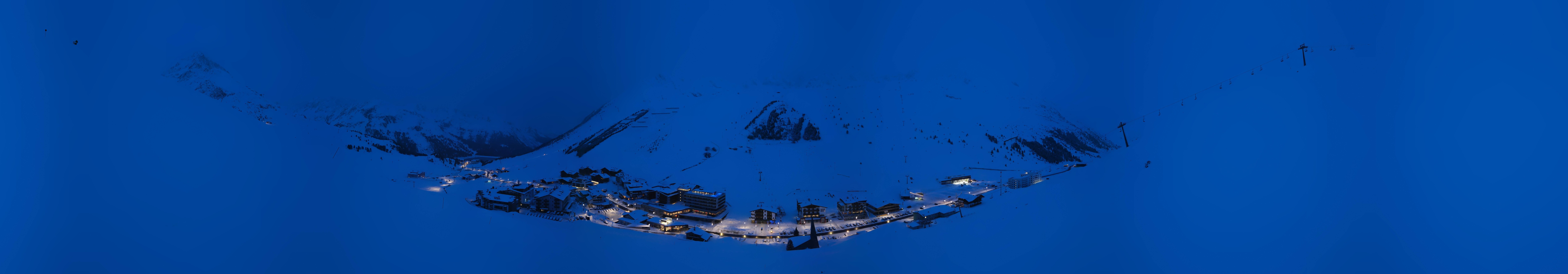 Archiv Foto Webcam Ortsblick Kühtai