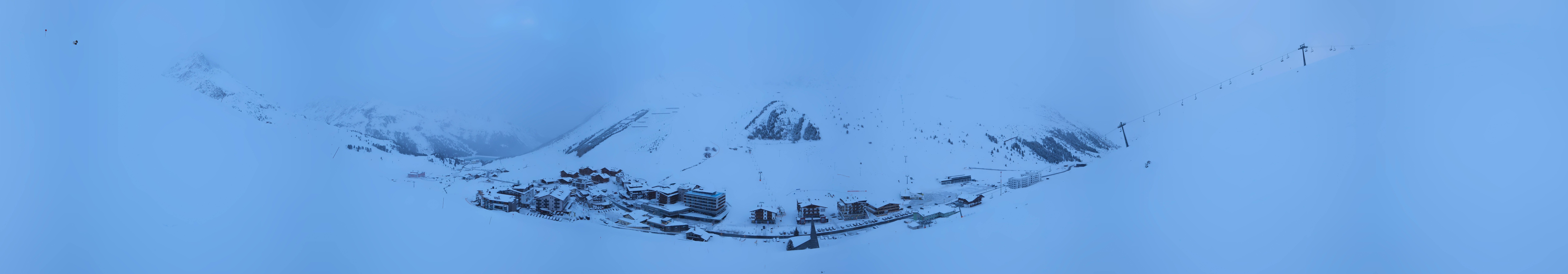 Archiv Foto Webcam Ortsblick Kühtai