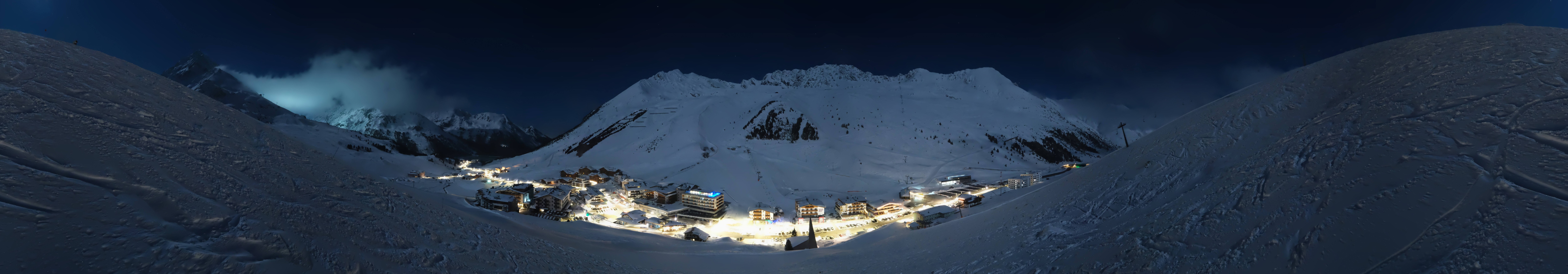 Archiv Foto Webcam Ortsblick Kühtai