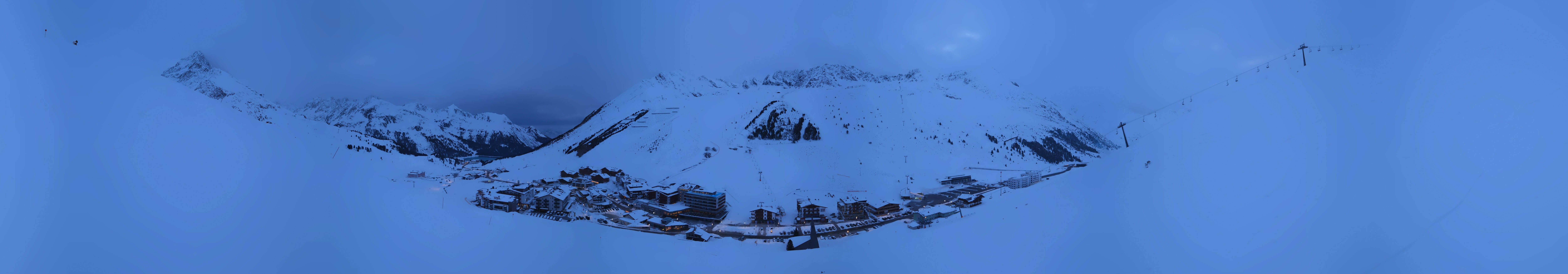 Archiv Foto Webcam Ortsblick Kühtai