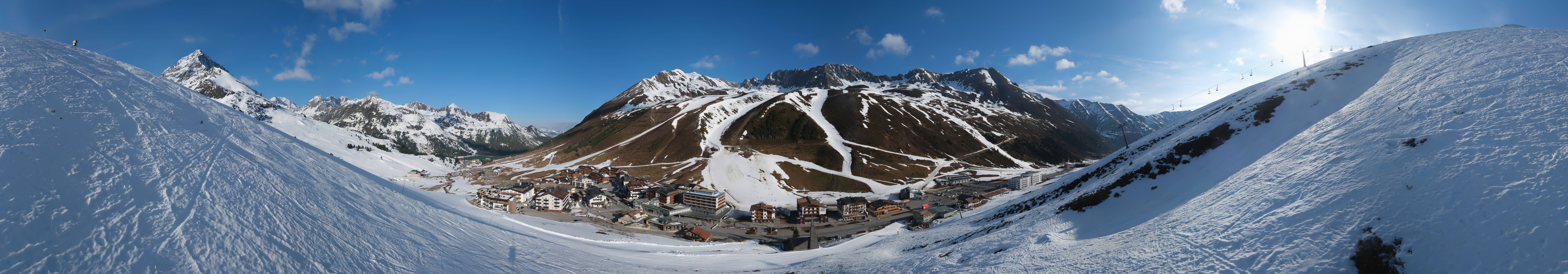 Archiv Foto Webcam Ortsblick Kühtai