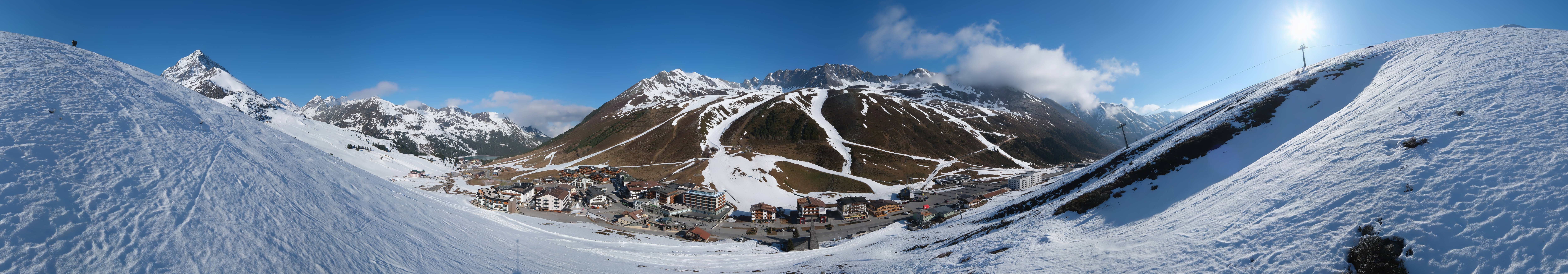 Archiv Foto Webcam Ortsblick Kühtai