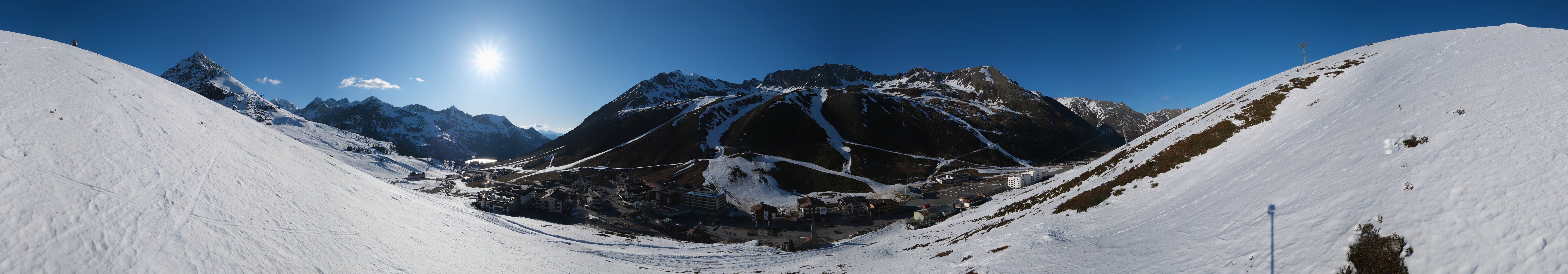 Archiv Foto Webcam Ortsblick Kühtai