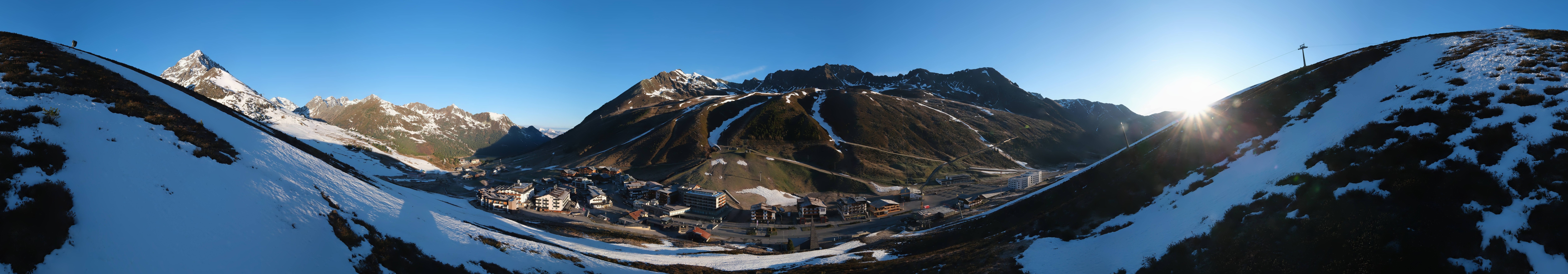 Archiv Foto Webcam Ortsblick Kühtai