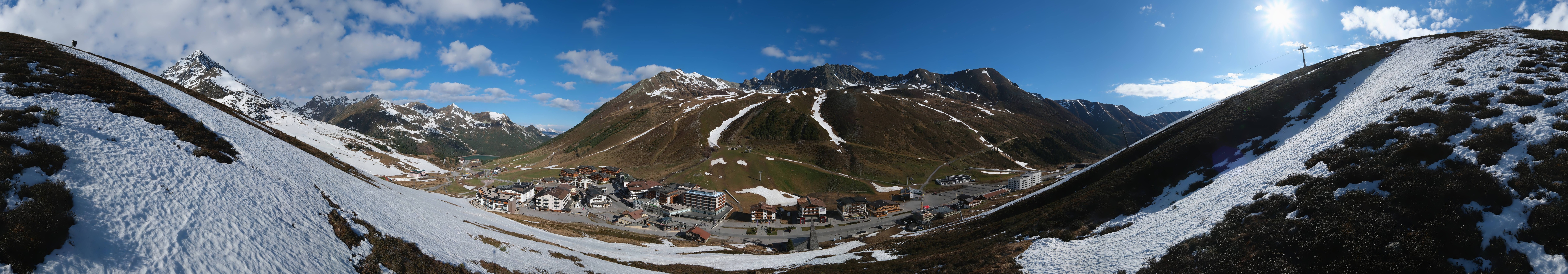 Archiv Foto Webcam Ortsblick Kühtai