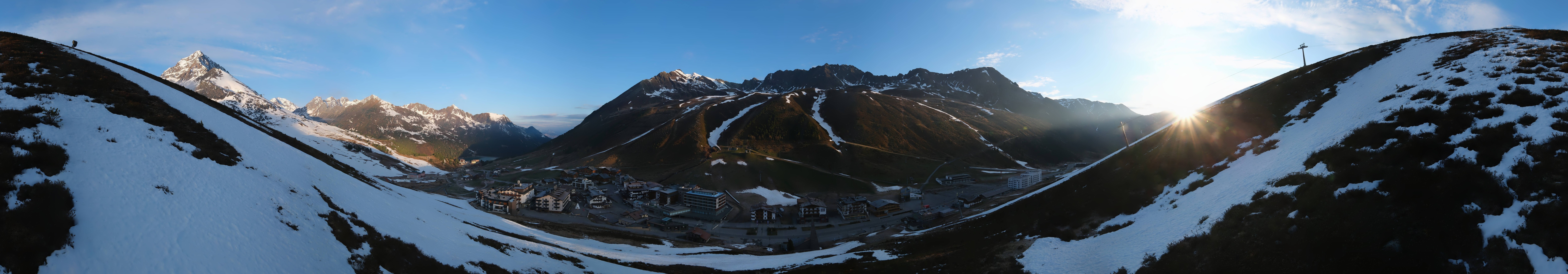 Archiv Foto Webcam Ortsblick Kühtai