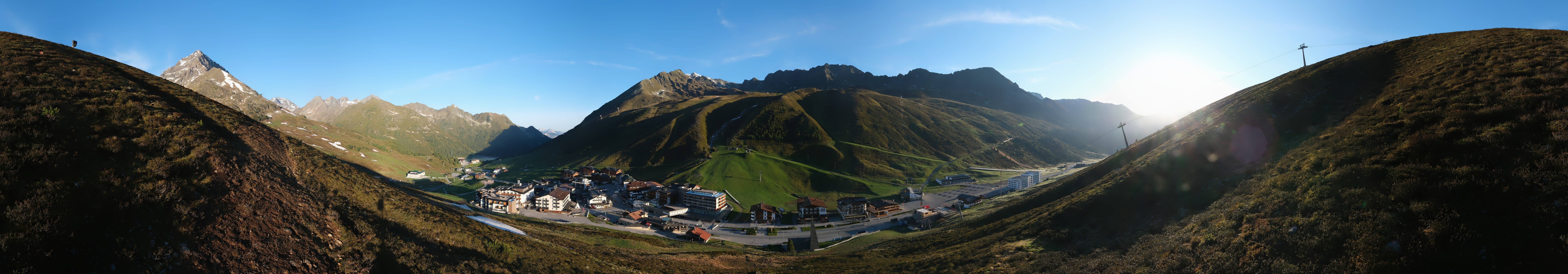 Archiv Foto Webcam Ortsblick Kühtai