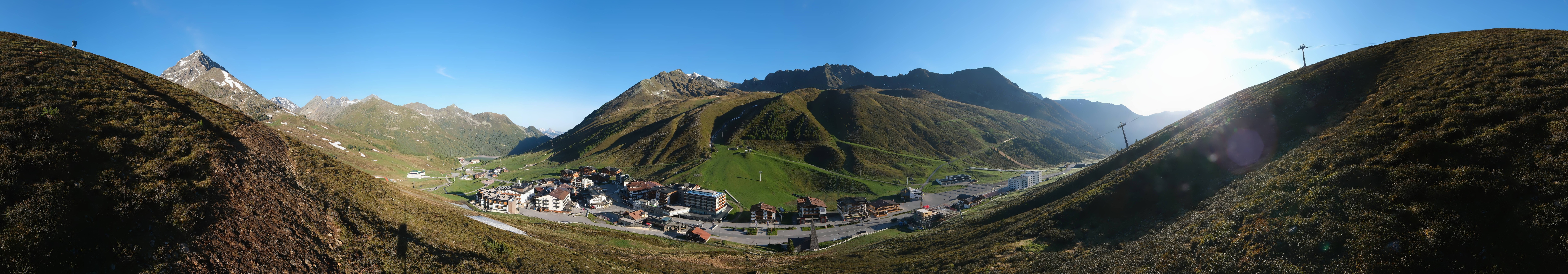 Archiv Foto Webcam Ortsblick Kühtai