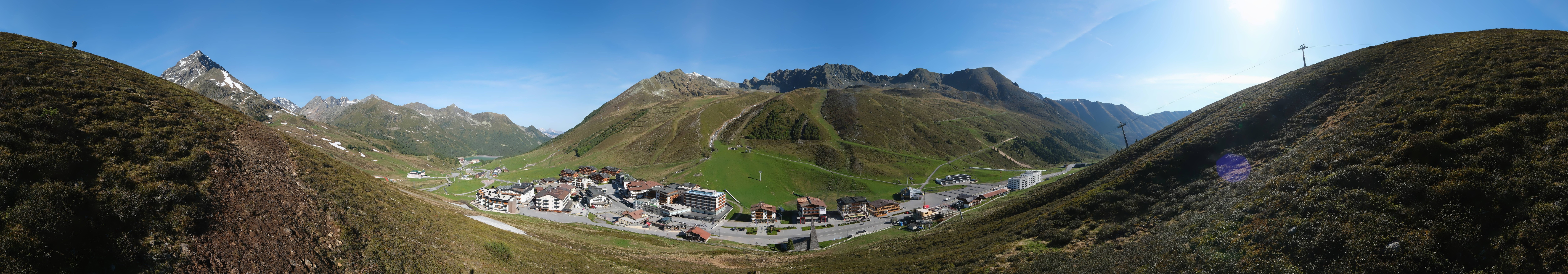 Archiv Foto Webcam Ortsblick Kühtai