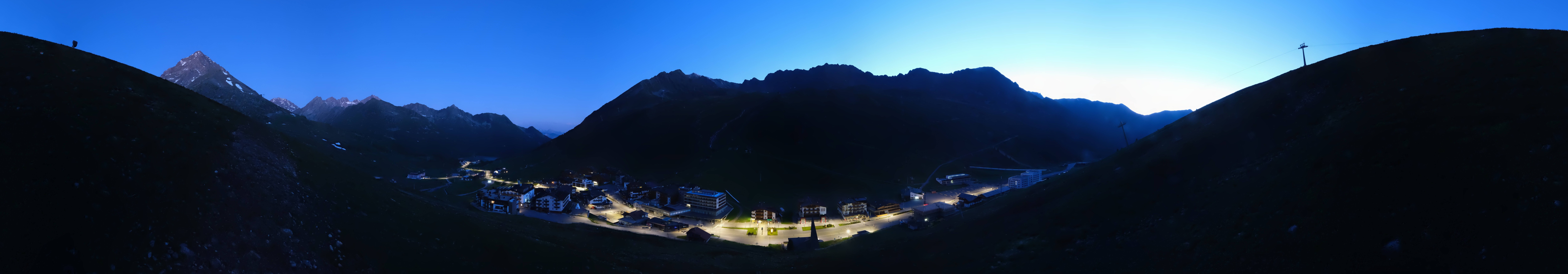 Archiv Foto Webcam Ortsblick Kühtai
