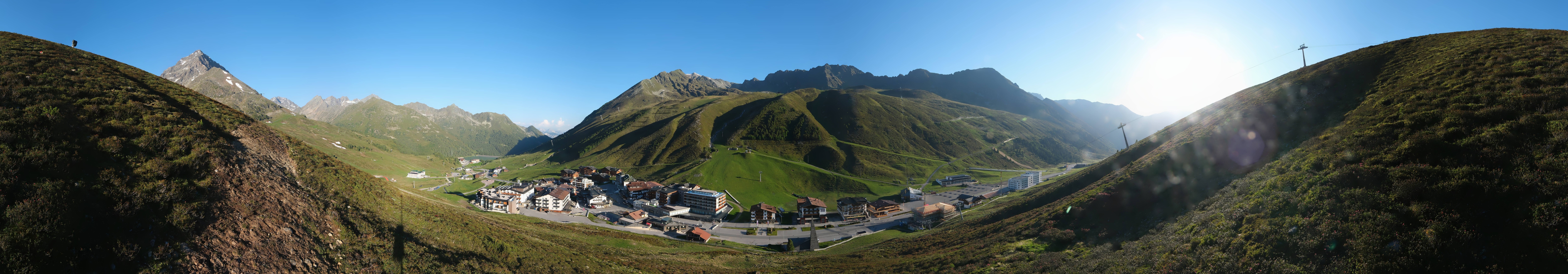 Archiv Foto Webcam Ortsblick Kühtai