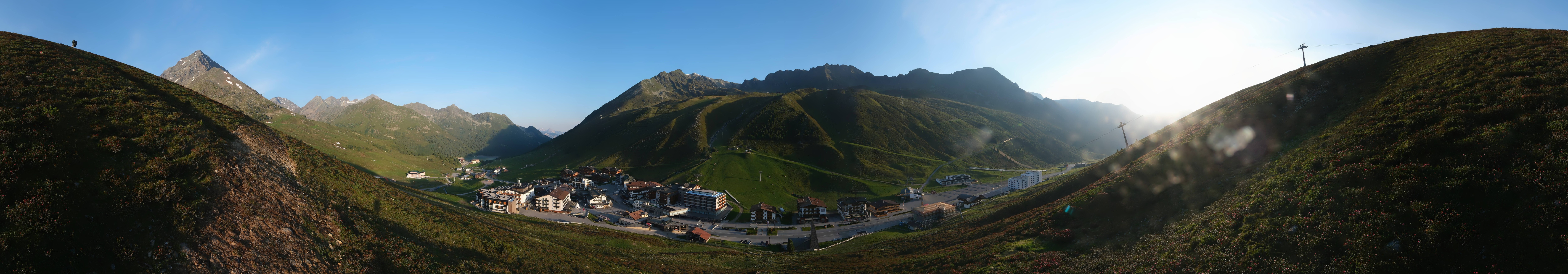 Archiv Foto Webcam Ortsblick Kühtai