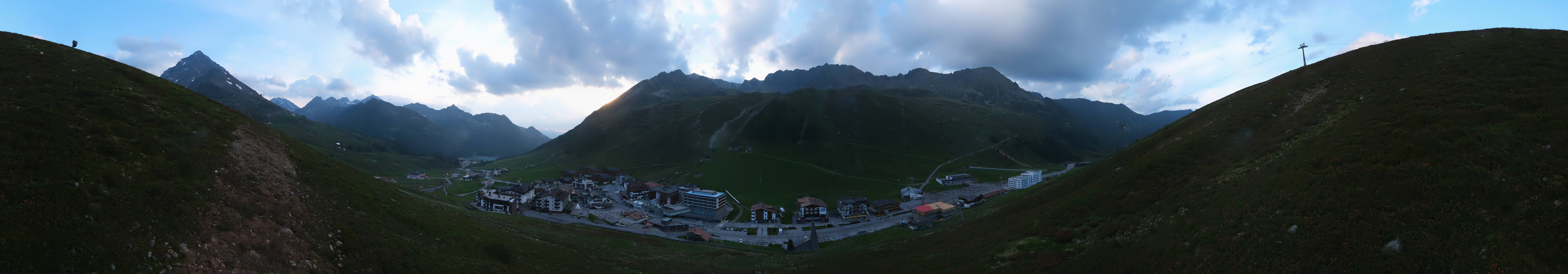 Archiv Foto Webcam Ortsblick Kühtai