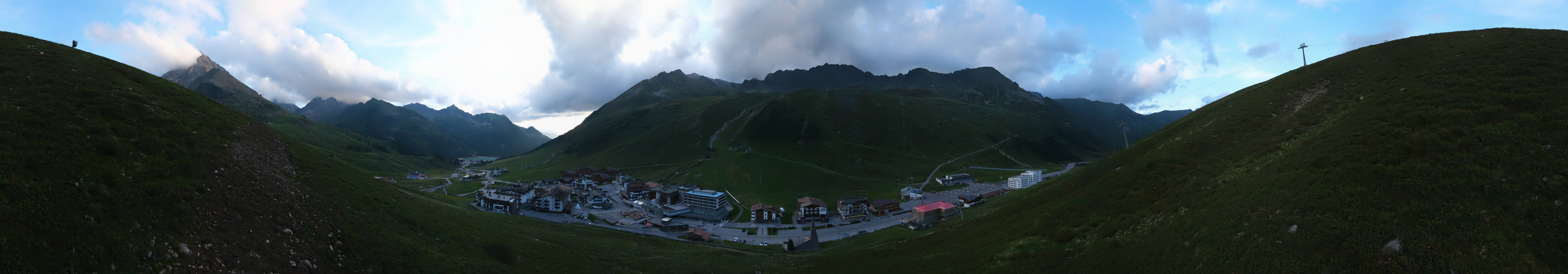 Archiv Foto Webcam Ortsblick Kühtai