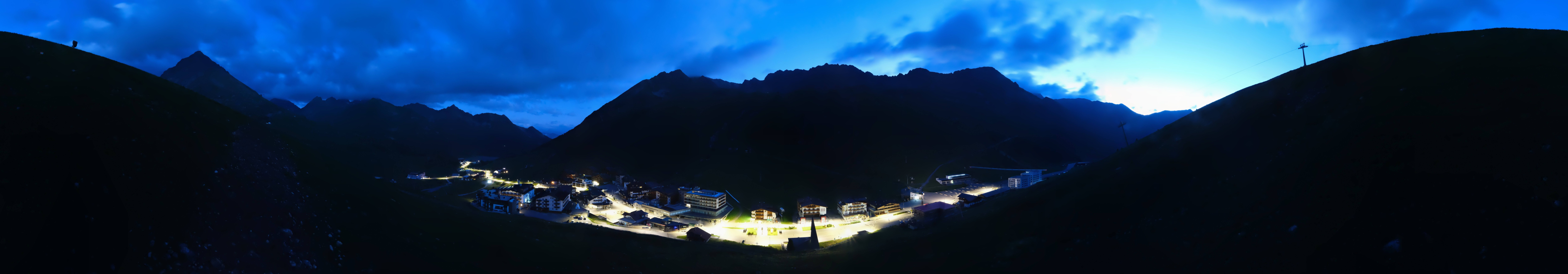 Archiv Foto Webcam Ortsblick Kühtai