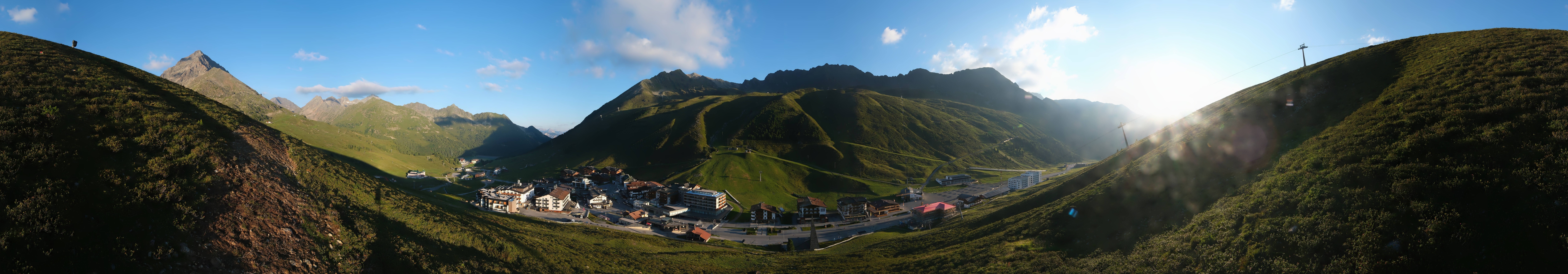 Archiv Foto Webcam Ortsblick Kühtai