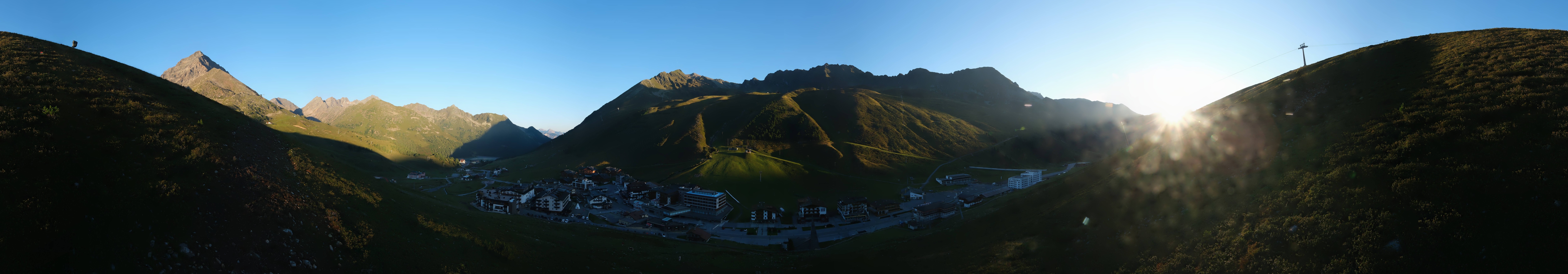 Archiv Foto Webcam Ortsblick Kühtai