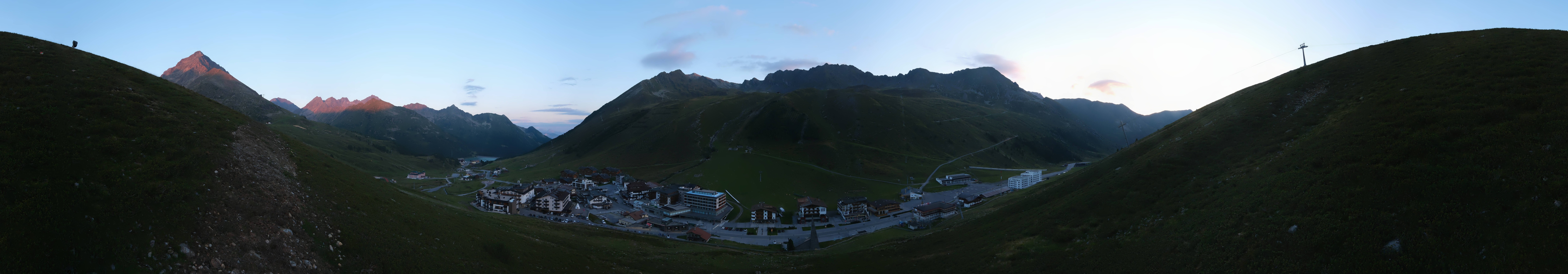 Archiv Foto Webcam Ortsblick Kühtai