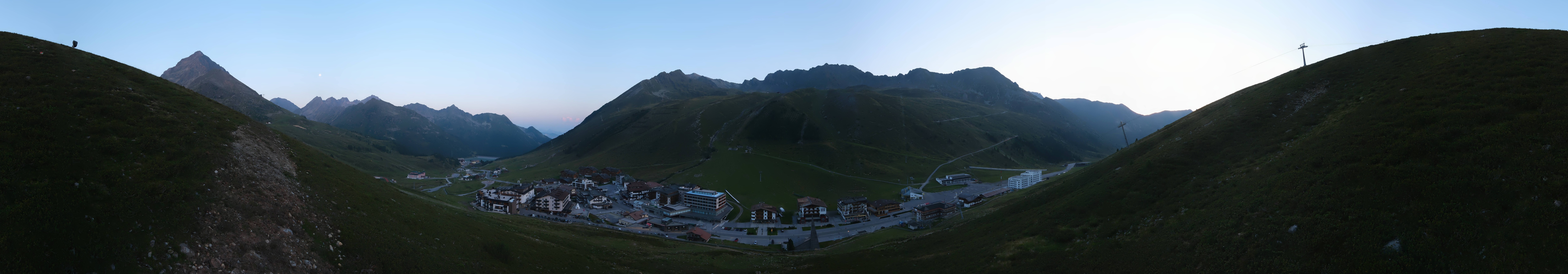 Archiv Foto Webcam Ortsblick Kühtai