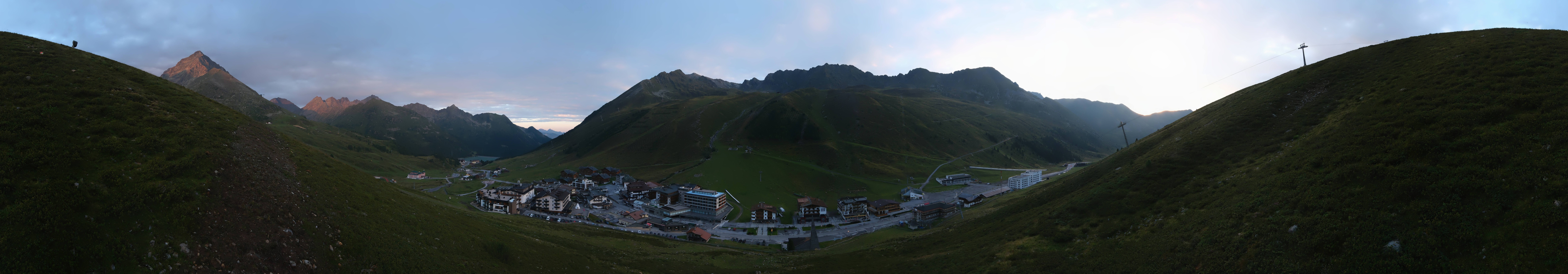 Archiv Foto Webcam Ortsblick Kühtai