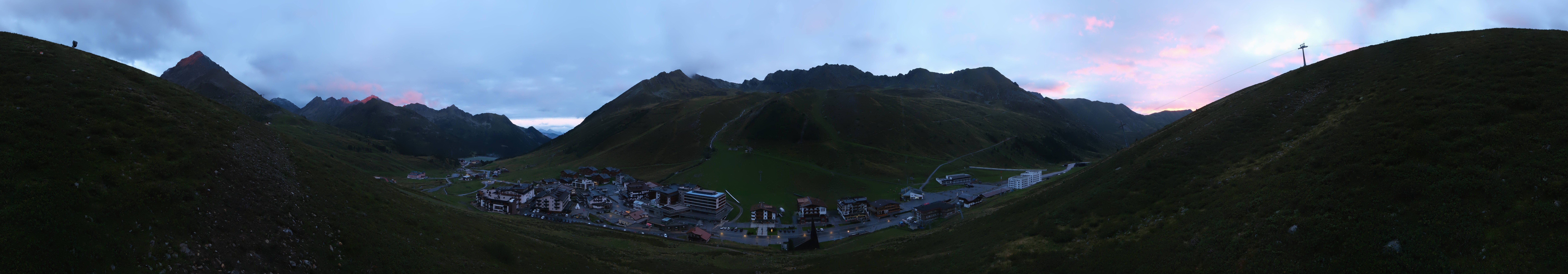 Archiv Foto Webcam Ortsblick Kühtai