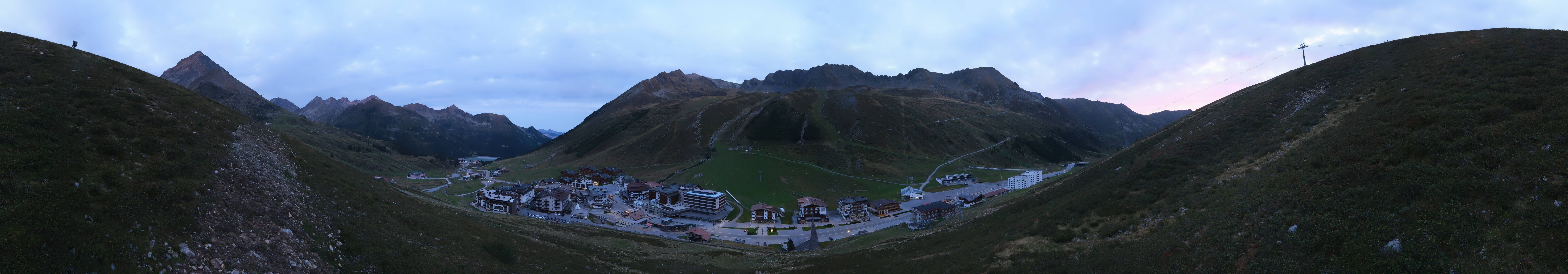 Archiv Foto Webcam Ortsblick Kühtai