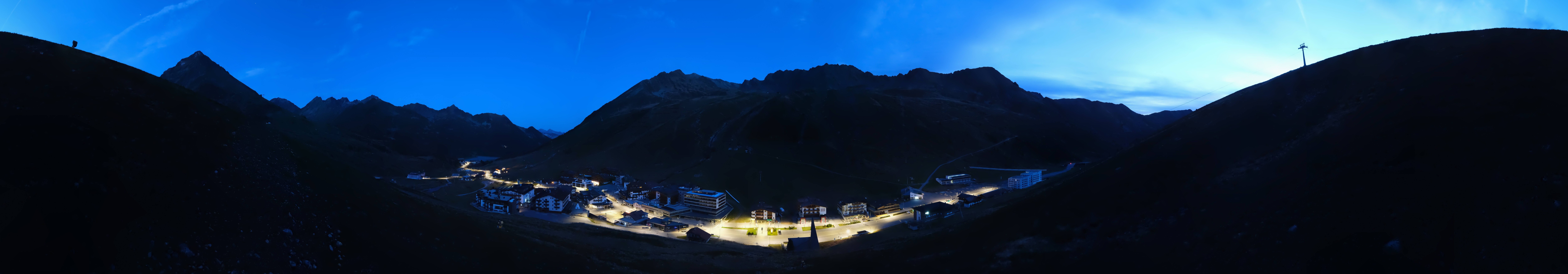 Archiv Foto Webcam Ortsblick Kühtai