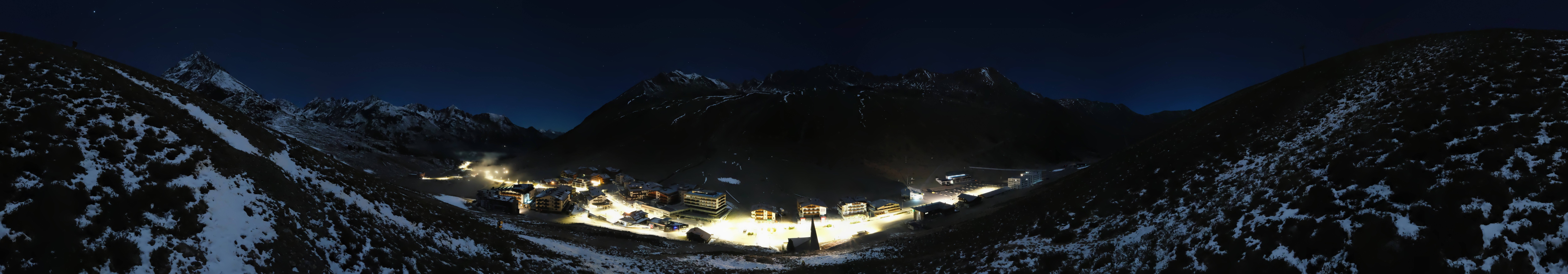 Archiv Foto Webcam Ortsblick Kühtai