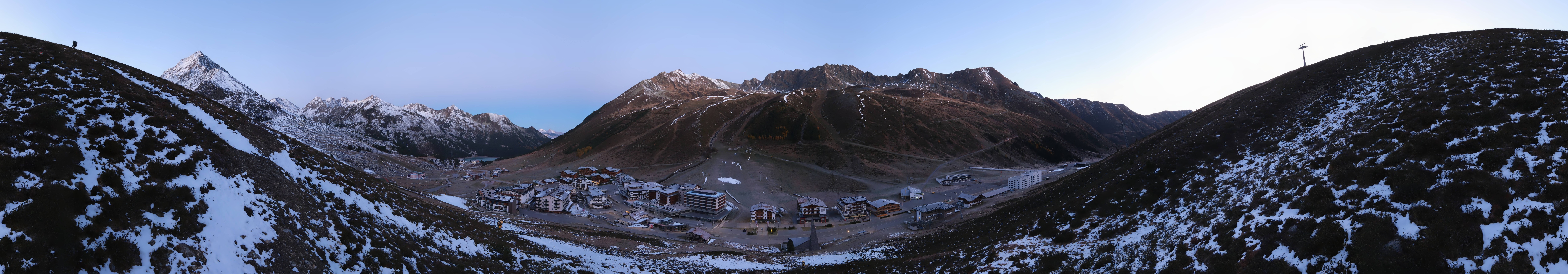 Archiv Foto Webcam Ortsblick Kühtai