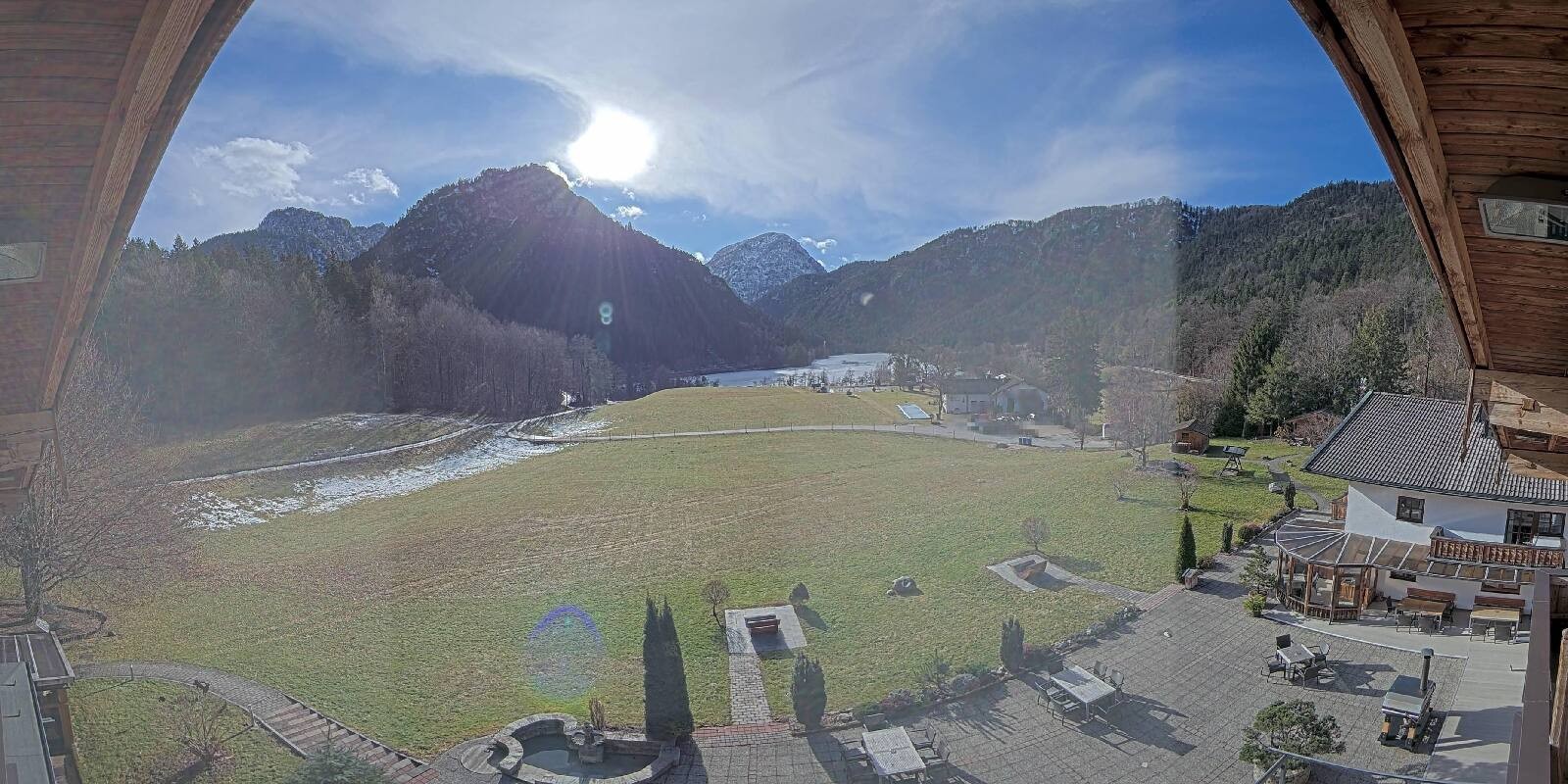 Archived image Webcam Bad Reichenhall - Hotel Seeblick at Lake Thumsee