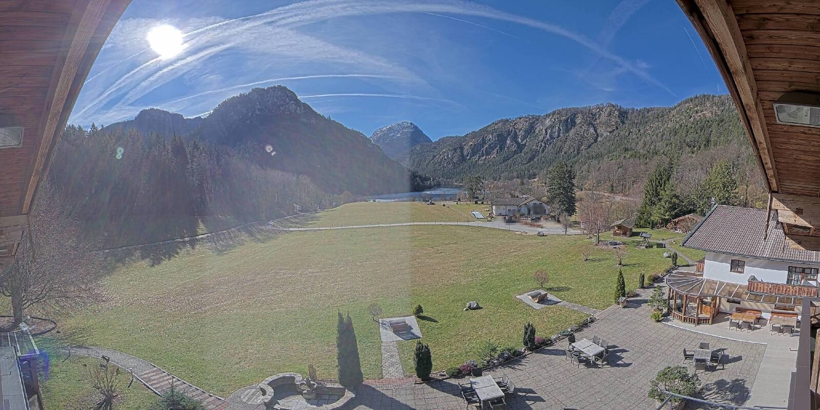 Archived image Webcam Bad Reichenhall - Hotel Seeblick at Lake Thumsee