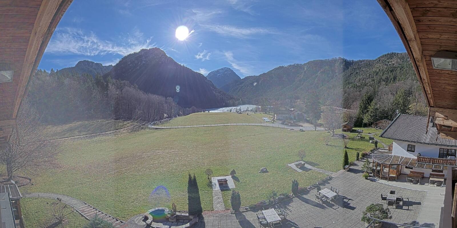 Archived image Webcam Bad Reichenhall - Hotel Seeblick at Lake Thumsee