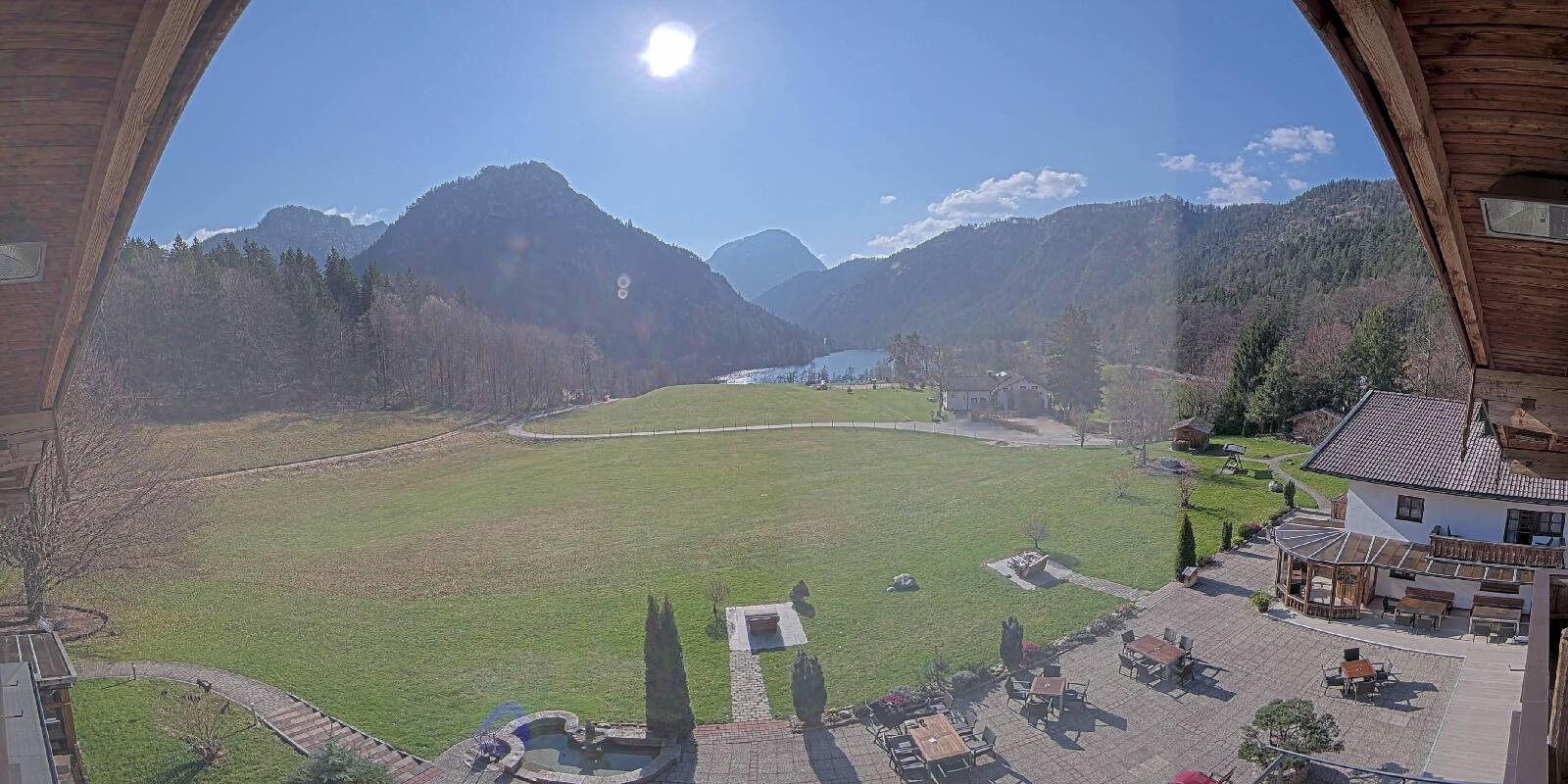 Archiv Foto Webcam Bad Reichenhall: Hotel Seeblick am Thumsee