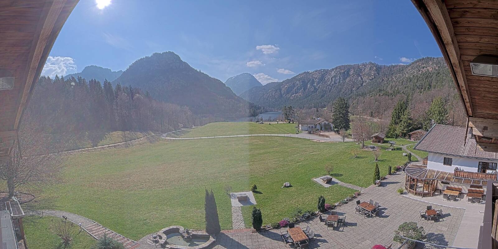 Archiv Foto Webcam Bad Reichenhall: Hotel Seeblick am Thumsee