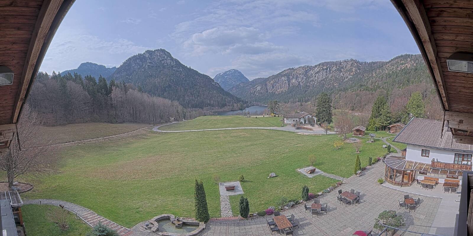 Archived image Webcam Bad Reichenhall - Hotel Seeblick at Lake Thumsee