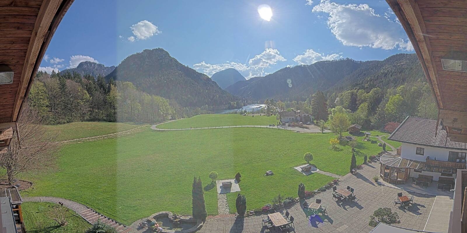 Archived image Webcam Bad Reichenhall - Hotel Seeblick at Lake Thumsee