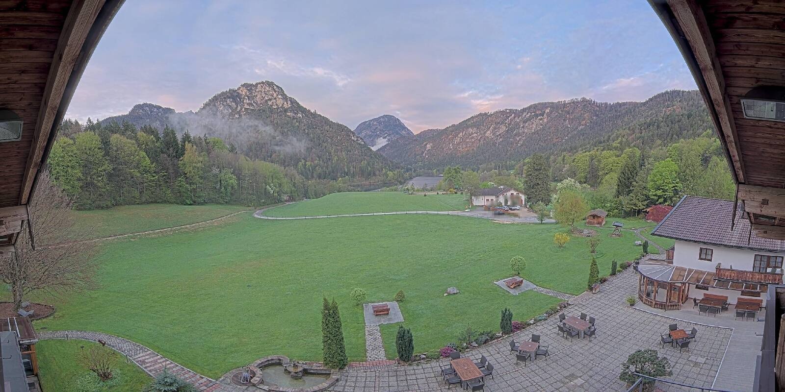 Archived image Webcam Bad Reichenhall - Hotel Seeblick at Lake Thumsee