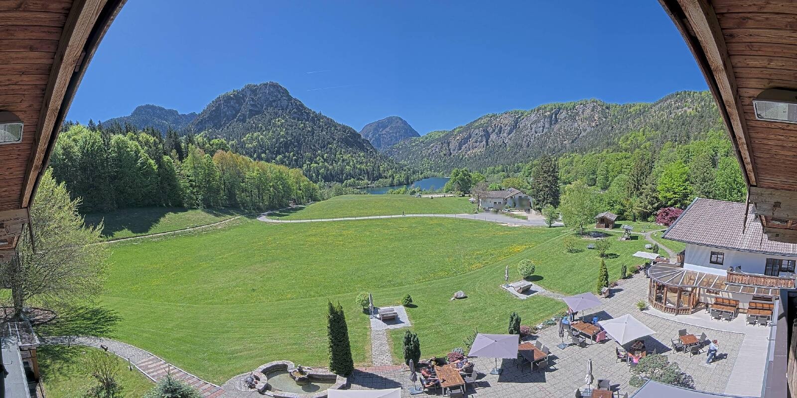 Archiv Foto Webcam Bad Reichenhall: Hotel Seeblick am Thumsee