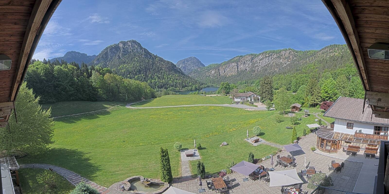 Archived image Webcam Bad Reichenhall - Hotel Seeblick at Lake Thumsee