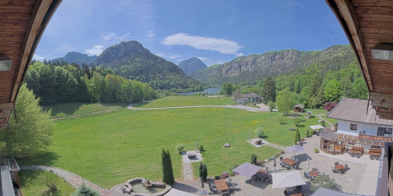 Archived image Webcam Bad Reichenhall - Hotel Seeblick at Lake Thumsee