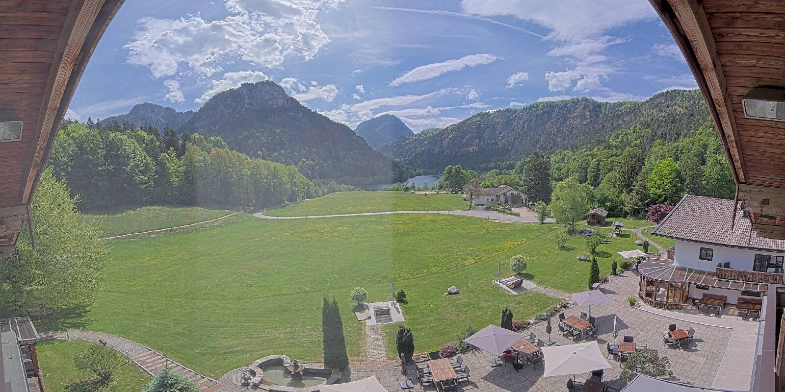 Archived image Webcam Bad Reichenhall - Hotel Seeblick at Lake Thumsee