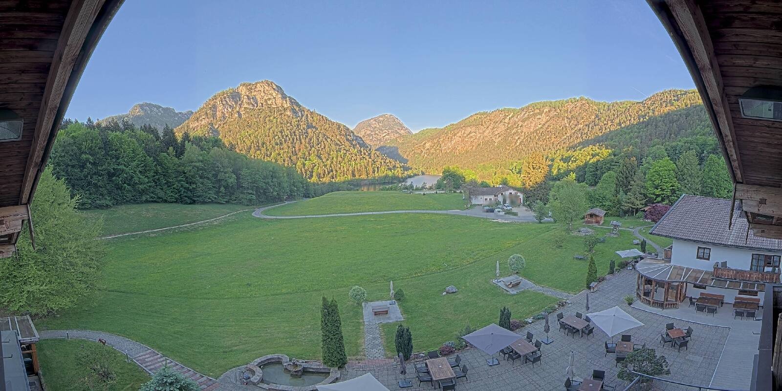 Archiv Foto Webcam Bad Reichenhall: Hotel Seeblick am Thumsee