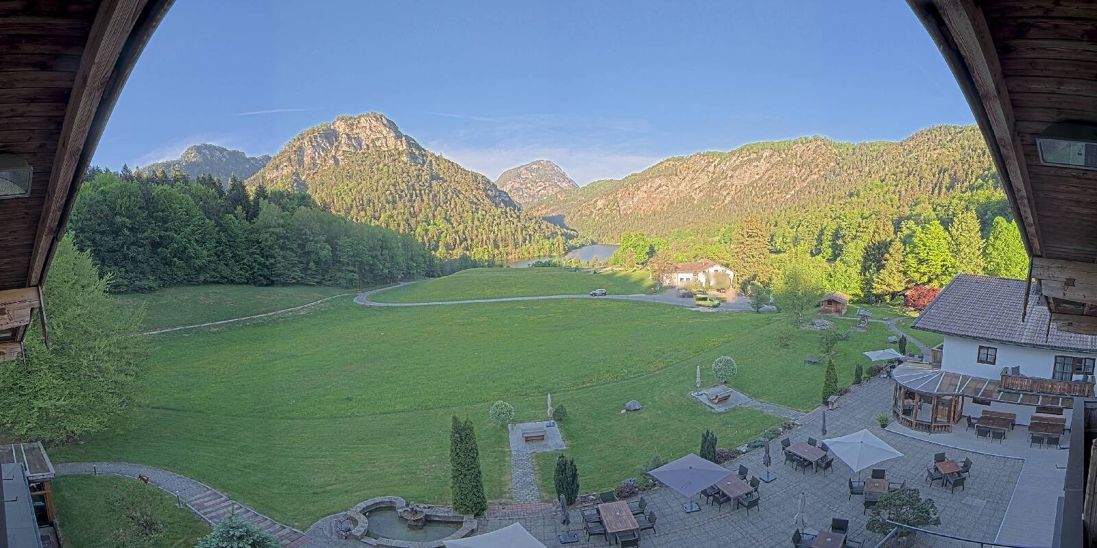 Archiv Foto Webcam Bad Reichenhall: Hotel Seeblick am Thumsee