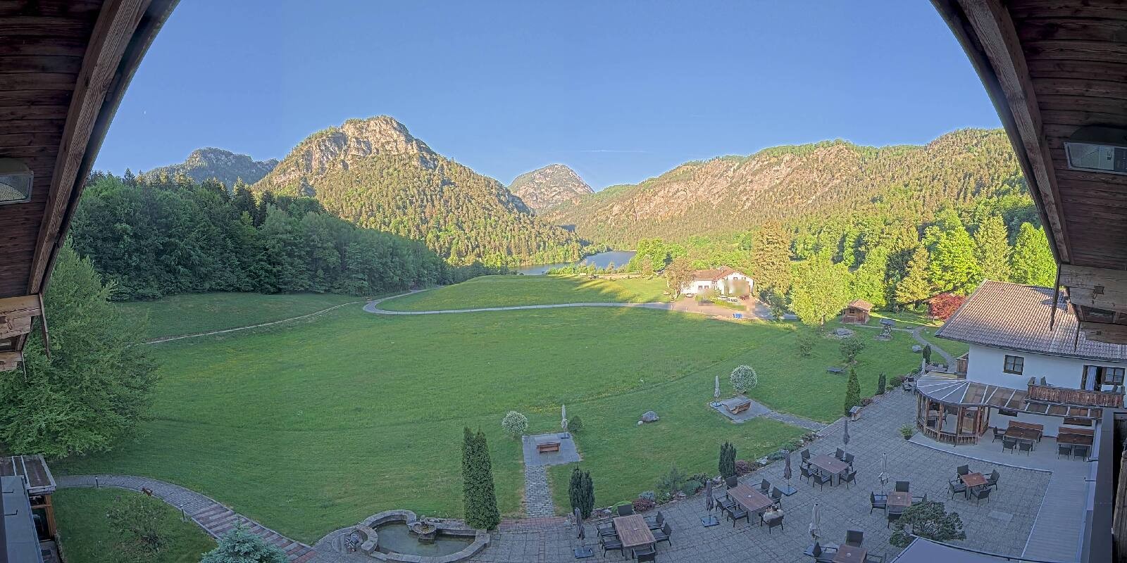 Archived image Webcam Bad Reichenhall - Hotel Seeblick at Lake Thumsee